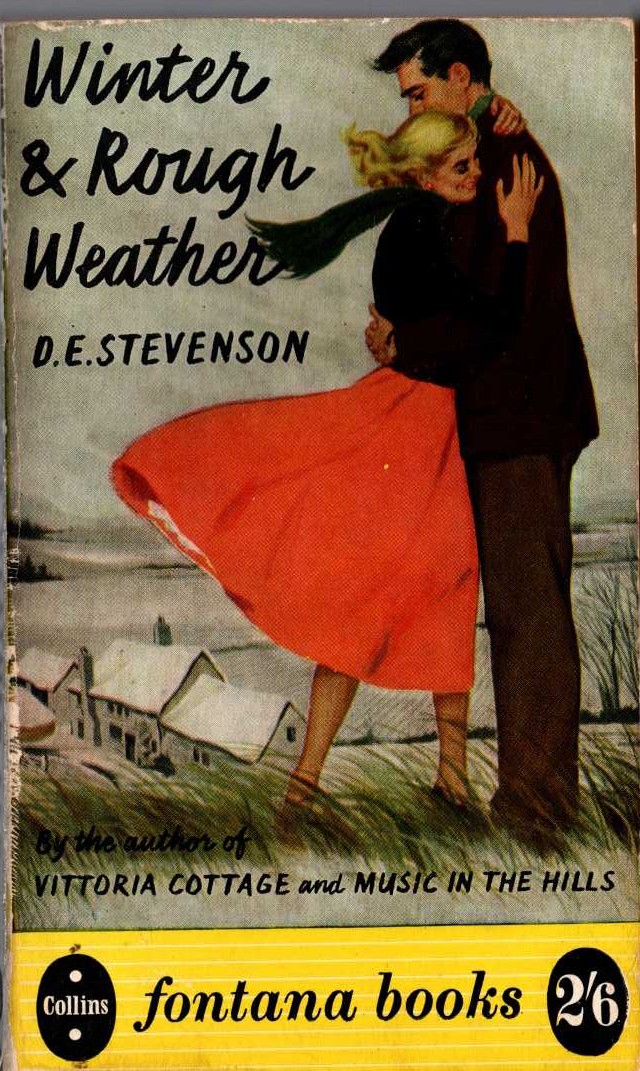 D.E. Stevenson  WINTER & ROUGH WEATHER front book cover image