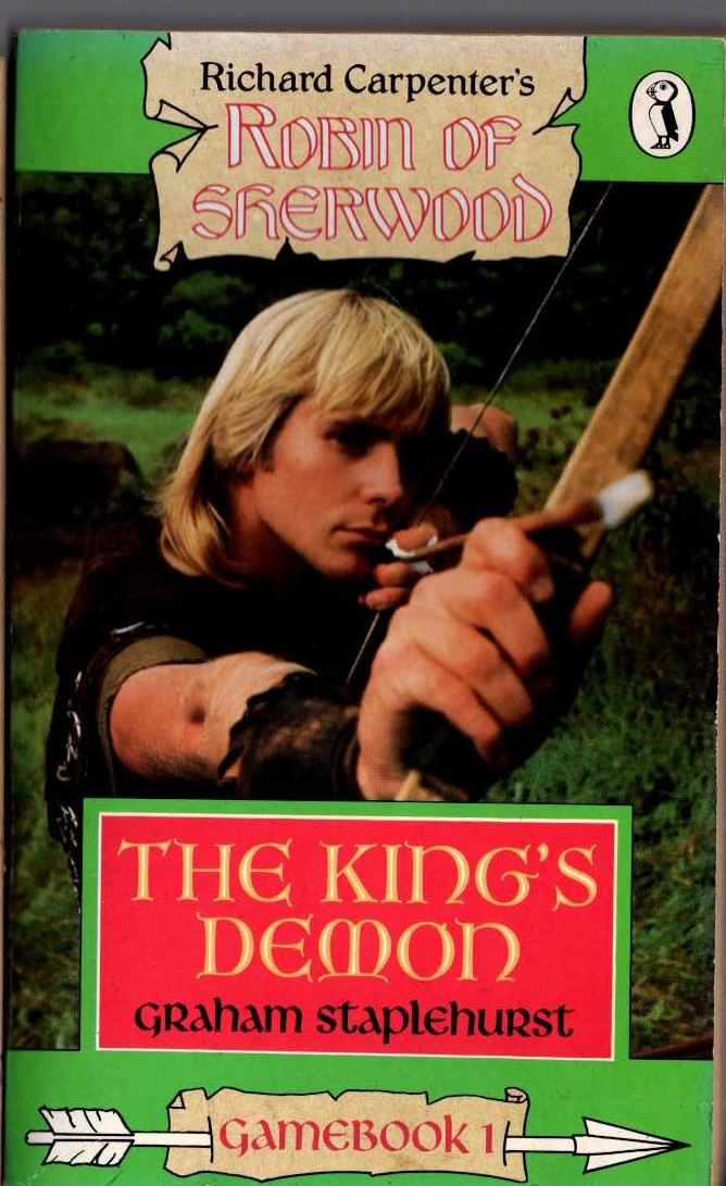 Graham Staplehurst  ROBIN OF SHERWOOD: THE KING'S DEMON front book cover image