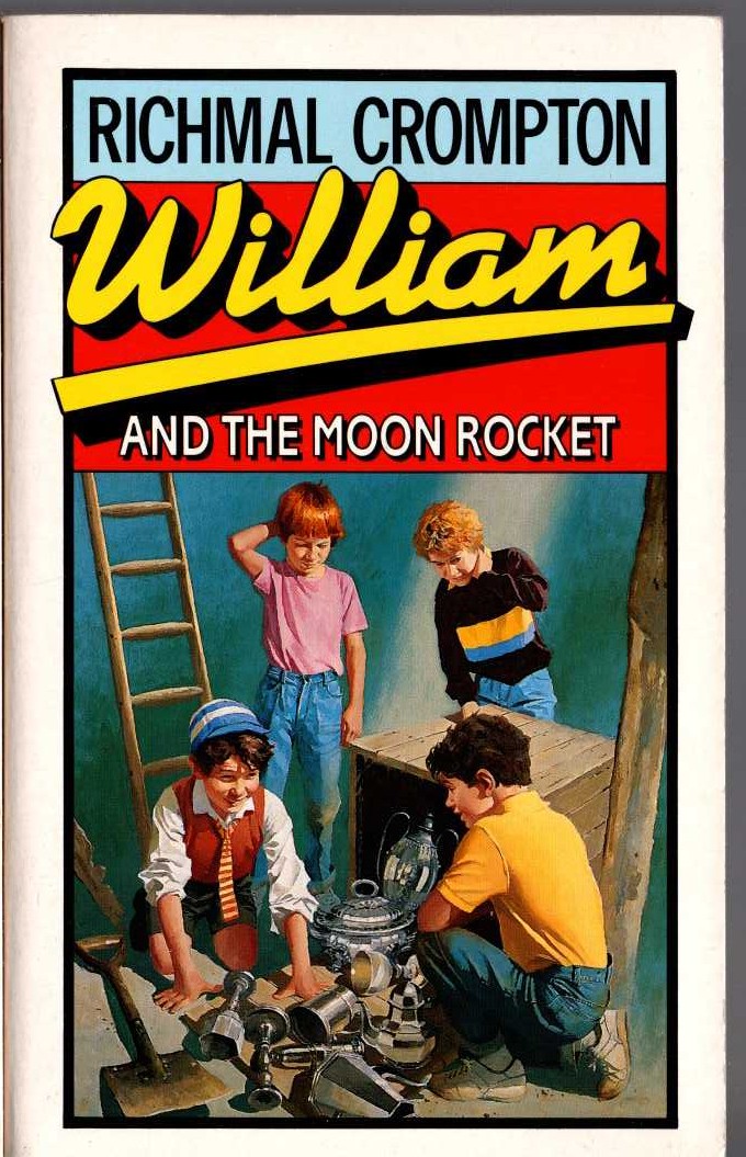 Richmal Crompton  WILLIAM AND THE MOON ROCKET front book cover image