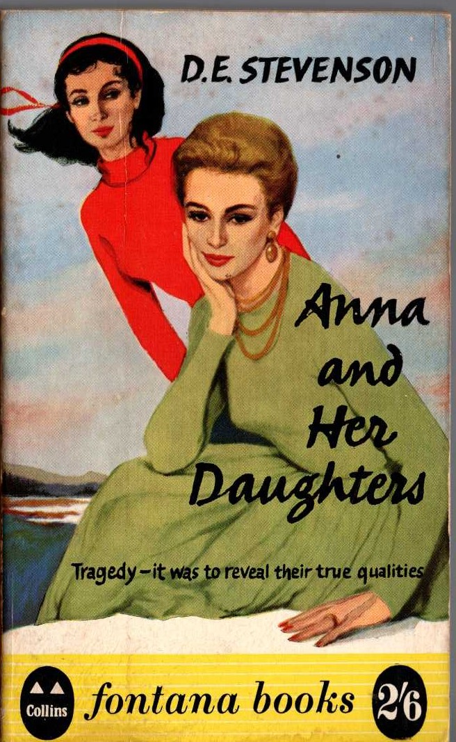 D.E. Stevenson  ANNA AND HER DAUGHTERS front book cover image
