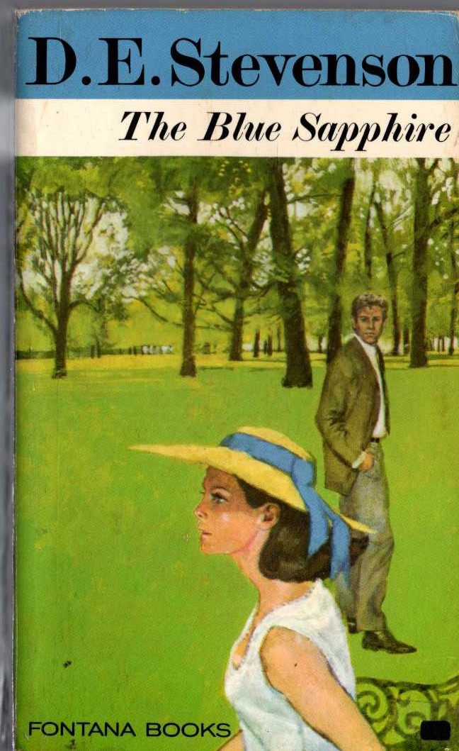 D.E. Stevenson  THE BLUE SAPPHIRE front book cover image