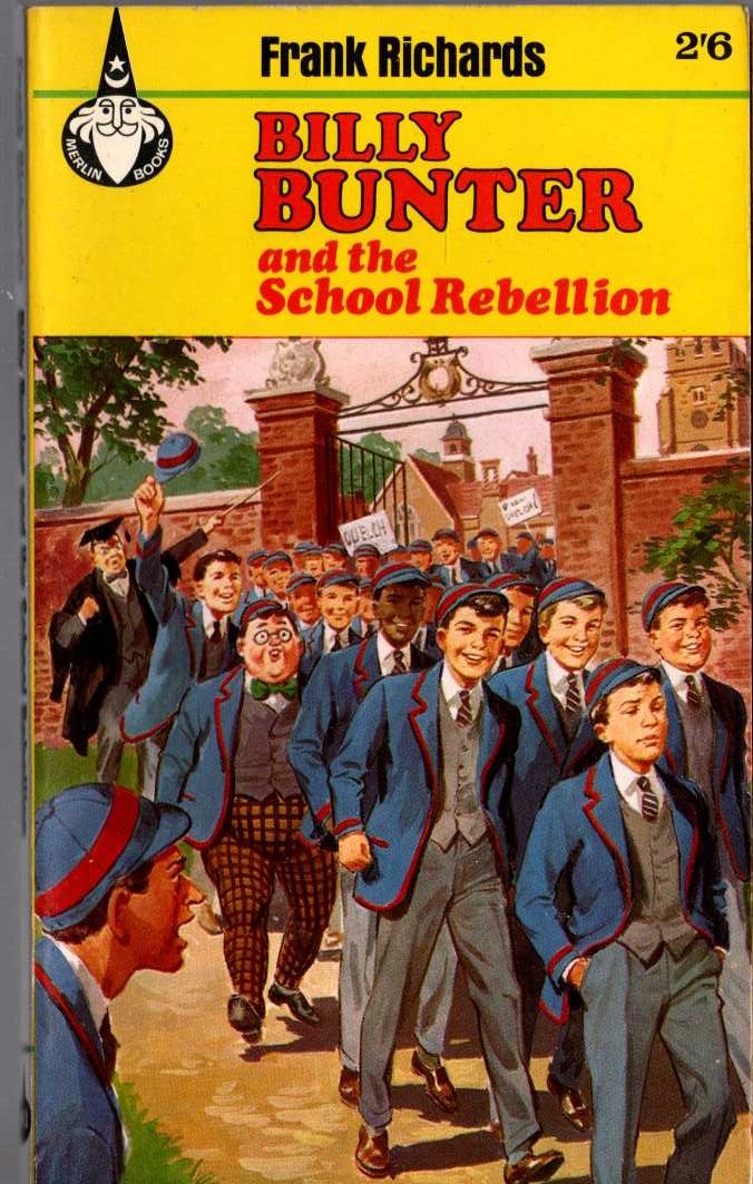 Frank Richards  BILLY BUNTER AND THE SCHOOL REBELLION front book cover image