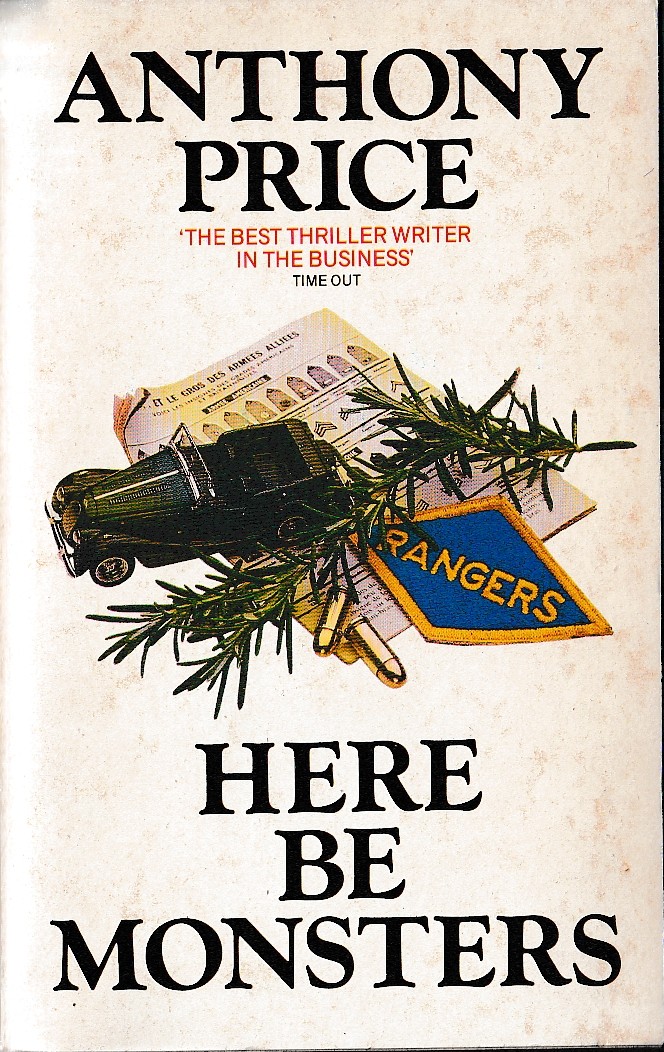 Anthony Price  HERE BE MONSTERS front book cover image