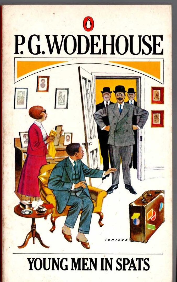 P.G. Wodehouse  YOUNG MEN IN SPATS front book cover image