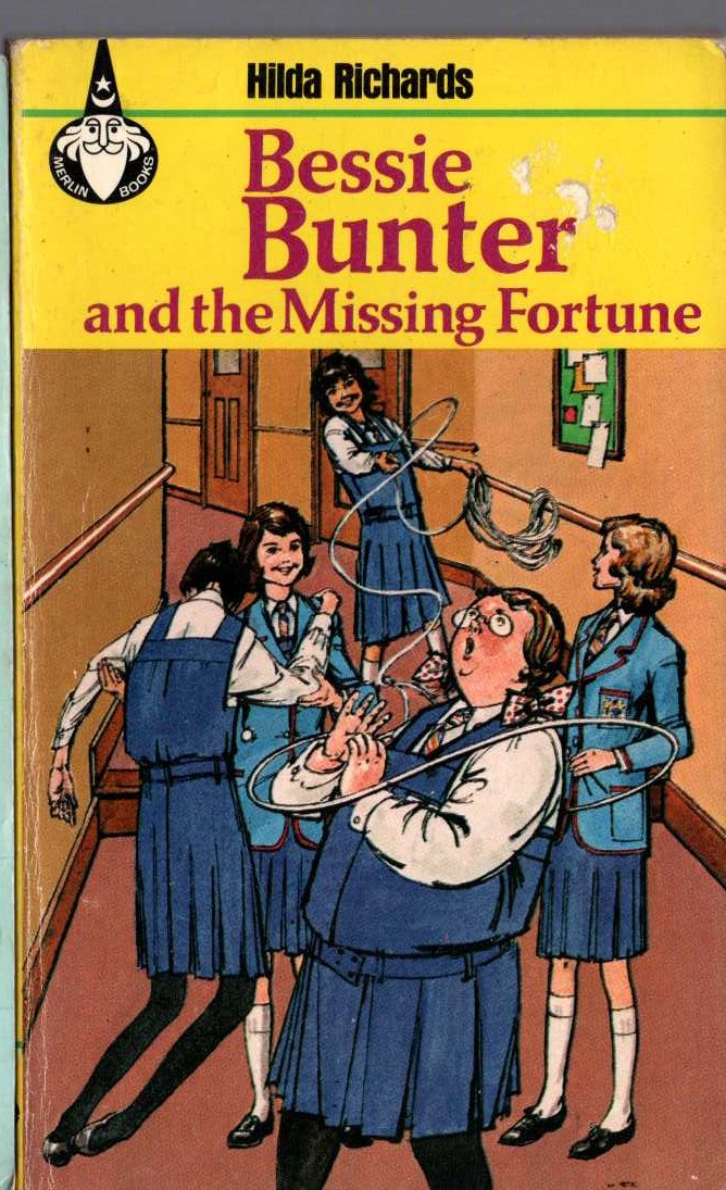 Hilda Richards  BESSIE BUNTER AND THE MISSING FORTUNE front book cover image