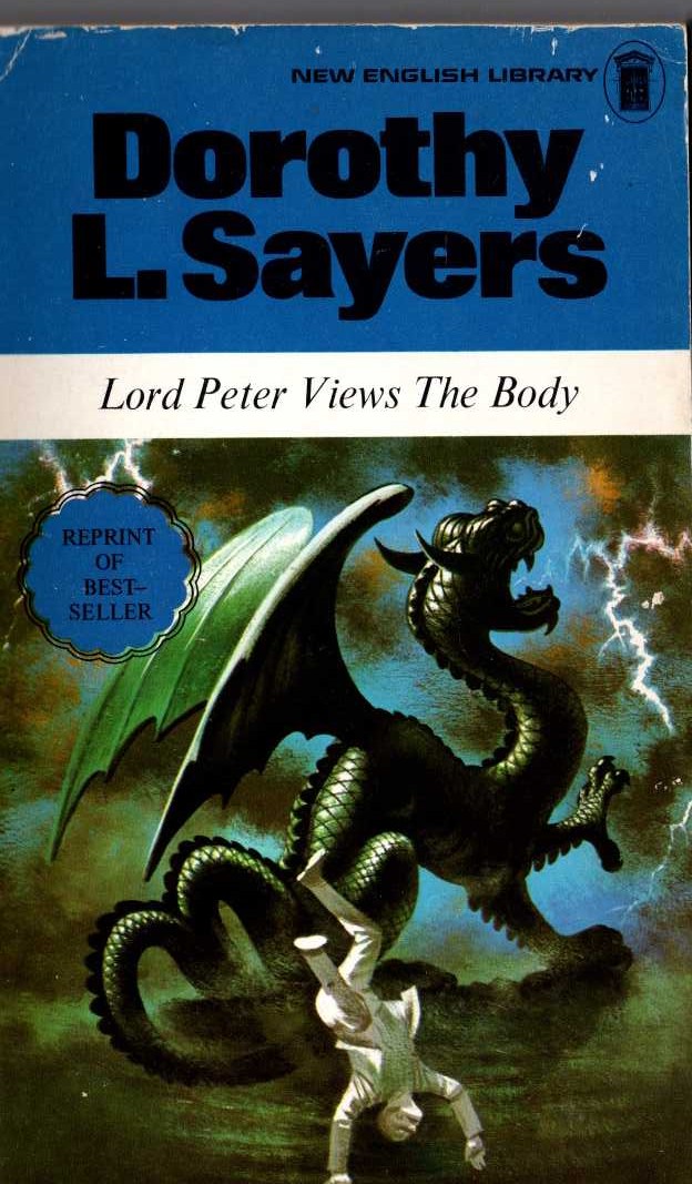 Dorothy L. Sayers  LORD PETER VIEWS THE BODY front book cover image