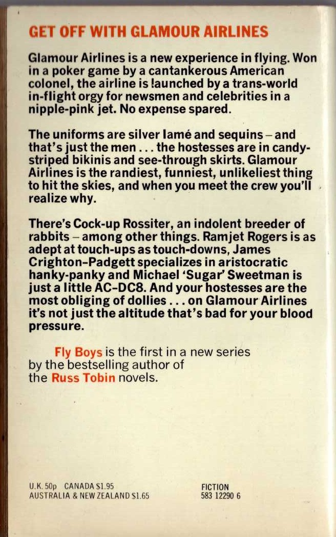 Stanley Morgan  THE FLY BOYS magnified rear book cover image