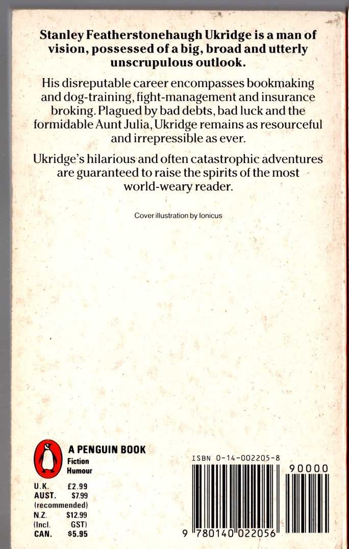 P.G. Wodehouse  UKRIDGE magnified rear book cover image