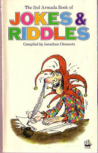 Jonathan Clements  THE 2nd ARMADA BOOK OF JOKES & RIDDLES front book cover image