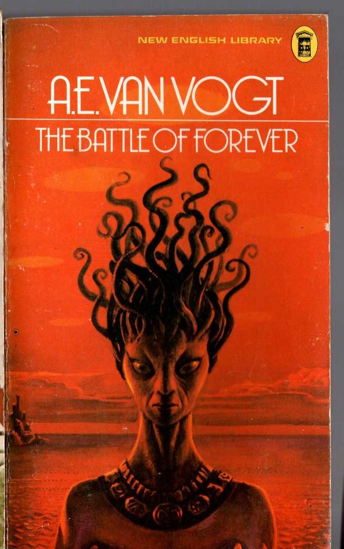 A.E. van Vogt  THE BATTLE OF FOREVER front book cover image