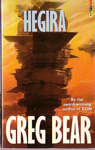 Greg Bear  HEGIRA front book cover image