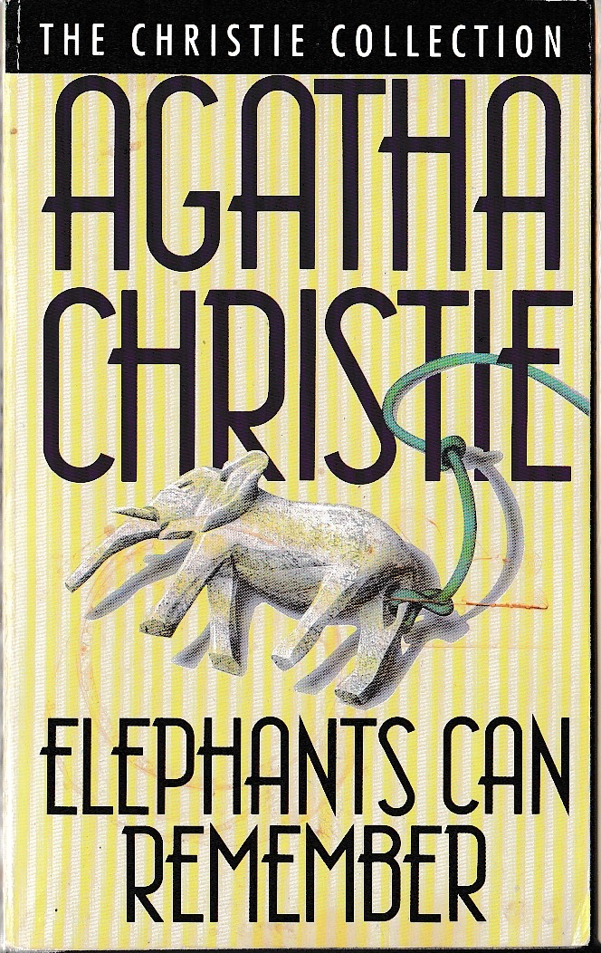Agatha Christie  ELEPHANTS CAN REMEMBER front book cover image