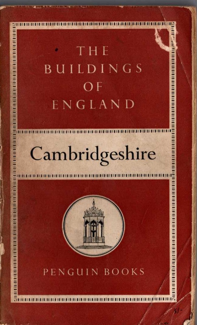 Nikolaus Pevsner  CAMBRIDGESHIRE (Buildings of England) front book cover image