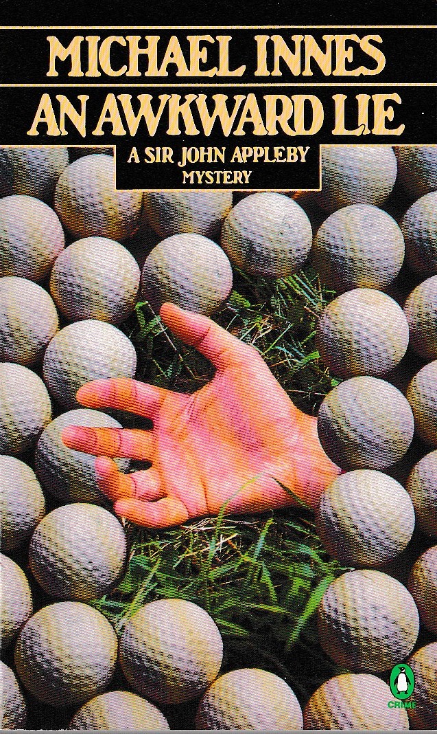 Michael Innes  AN AWKWARD LIE front book cover image