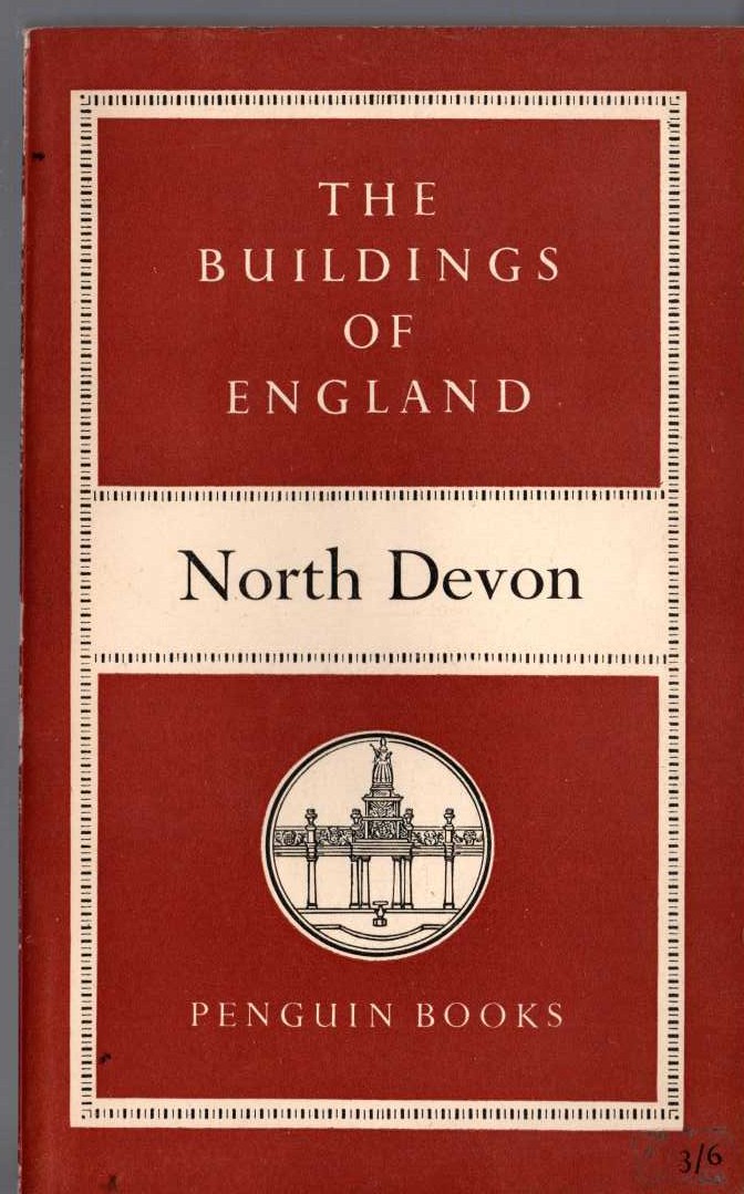 Nikolaus Pevsner  NORTH DEVON (Buildings of England) front book cover image