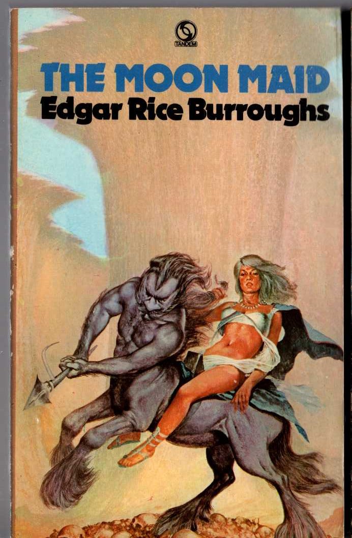 Edgar Rice Burroughs  THE MOON MAID front book cover image