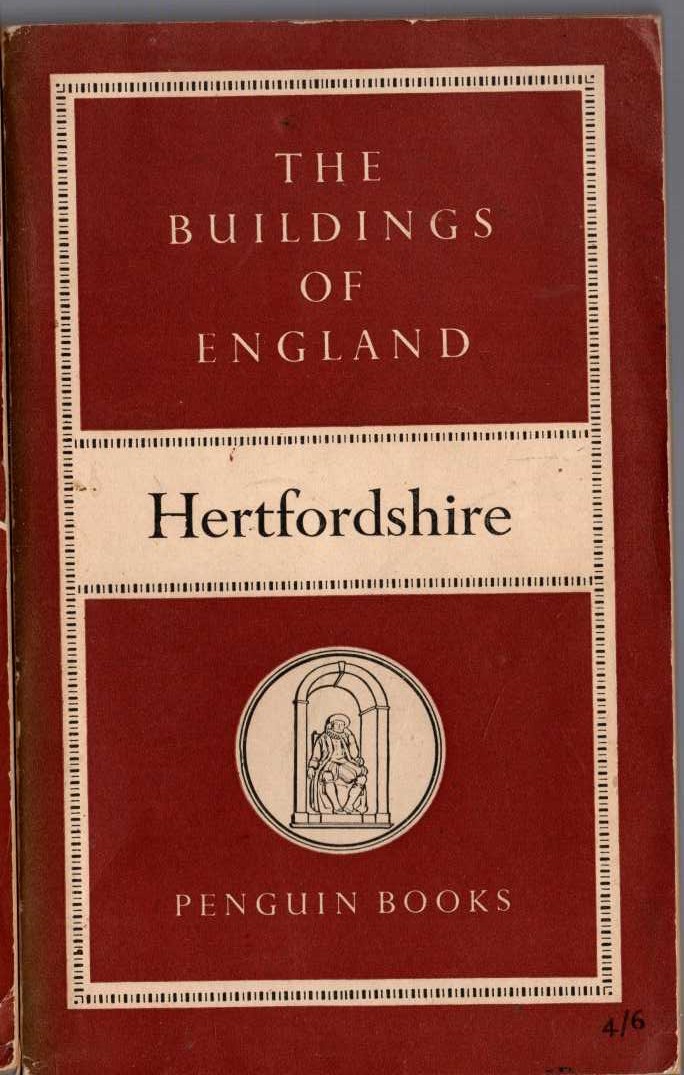 Nikolaus Pevsner  HERTFORDSHIRE (Buildings of England) front book cover image