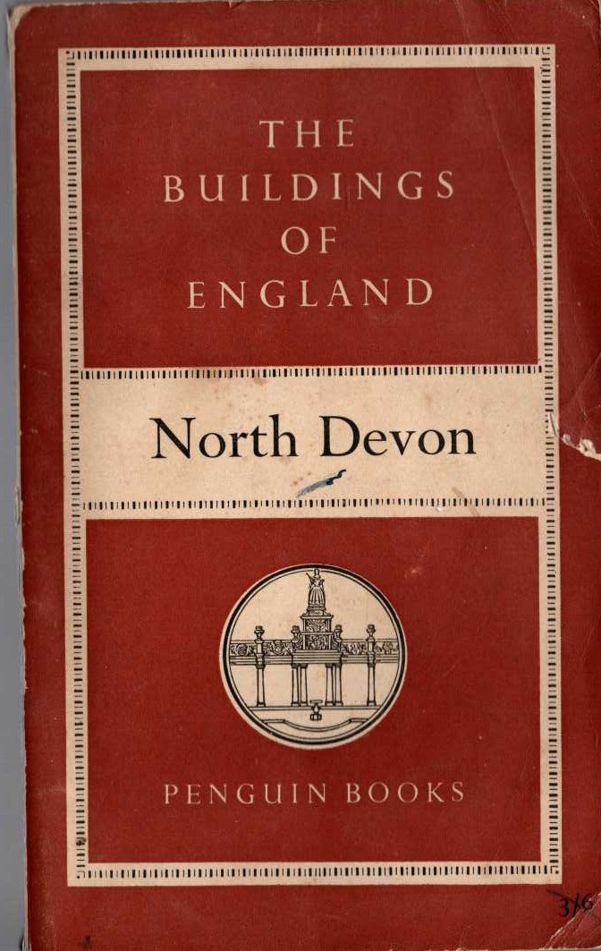 Nikolaus Pevsner  NORTH DEVON (Buildings of England) front book cover image