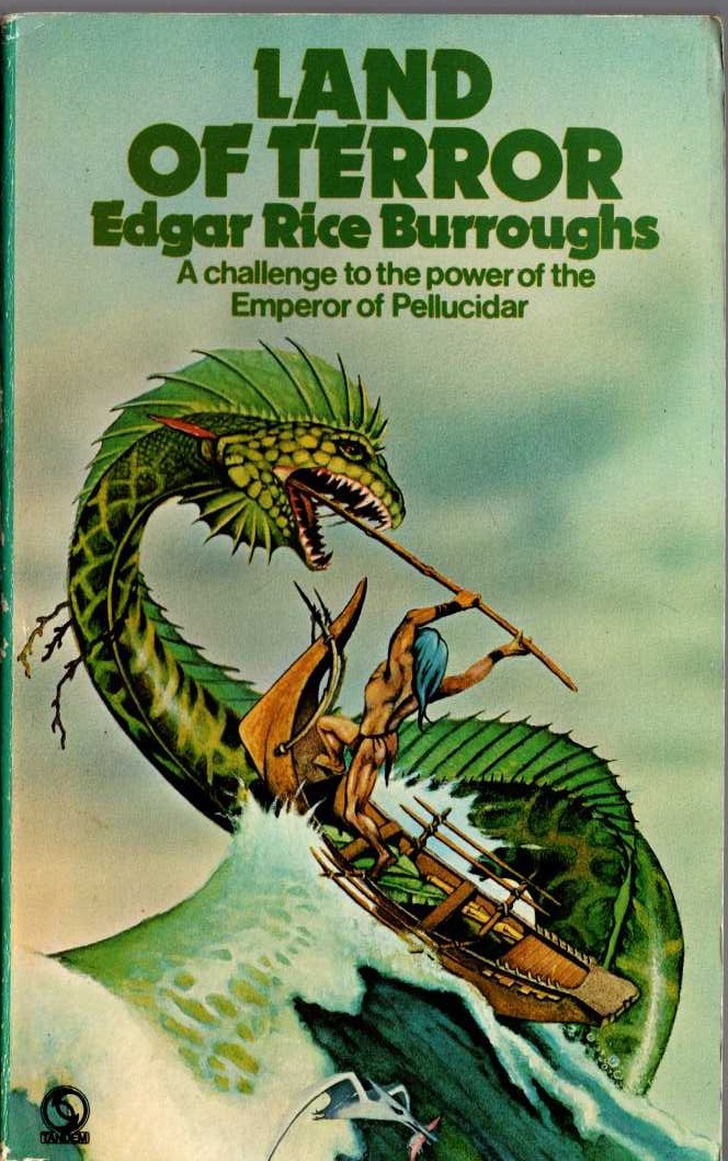 Edgar Rice Burroughs  LAND OF TERROR front book cover image