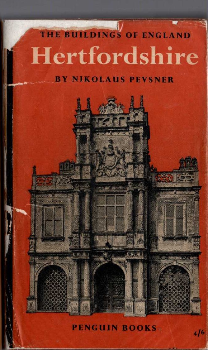Nikolaus Pevsner  HERTFORDSHIRE (Buildings of England) front book cover image