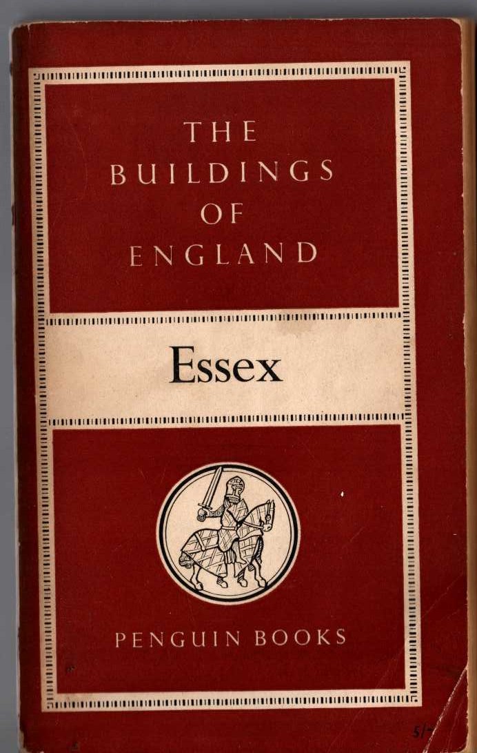 Nikolaus Pevsner  ESSEX (Buildings of England) front book cover image