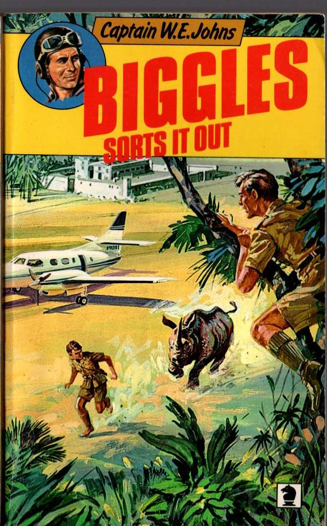 Captain W.E. Johns  BIGGLES SORTS IT OUT front book cover image