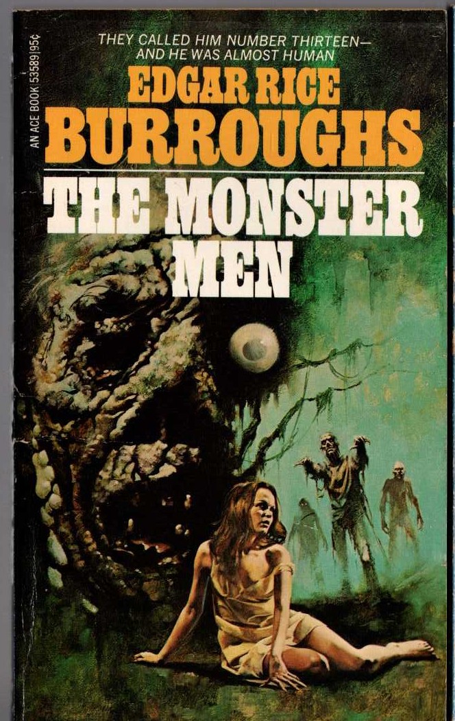 Edgar Rice Burroughs  THE MONSTER MEN front book cover image