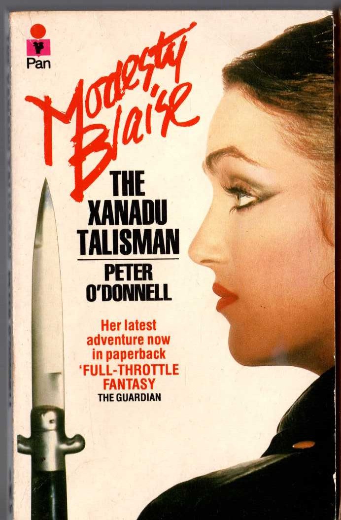 Peter O'Donnell  THE XANADU TALISMAN front book cover image