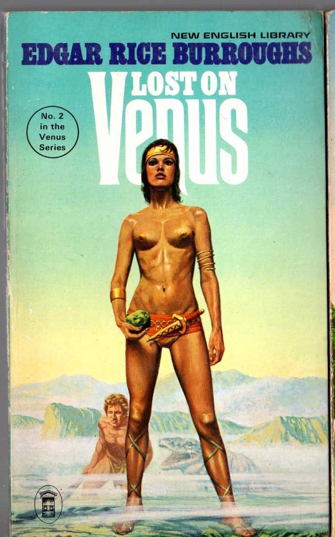 Edgar Rice Burroughs  LOST ON VENUS front book cover image