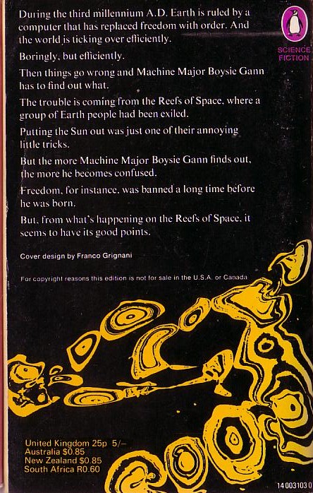 (Pohl, Frederik & Williamson, Jack) STARCHILD magnified rear book cover image
