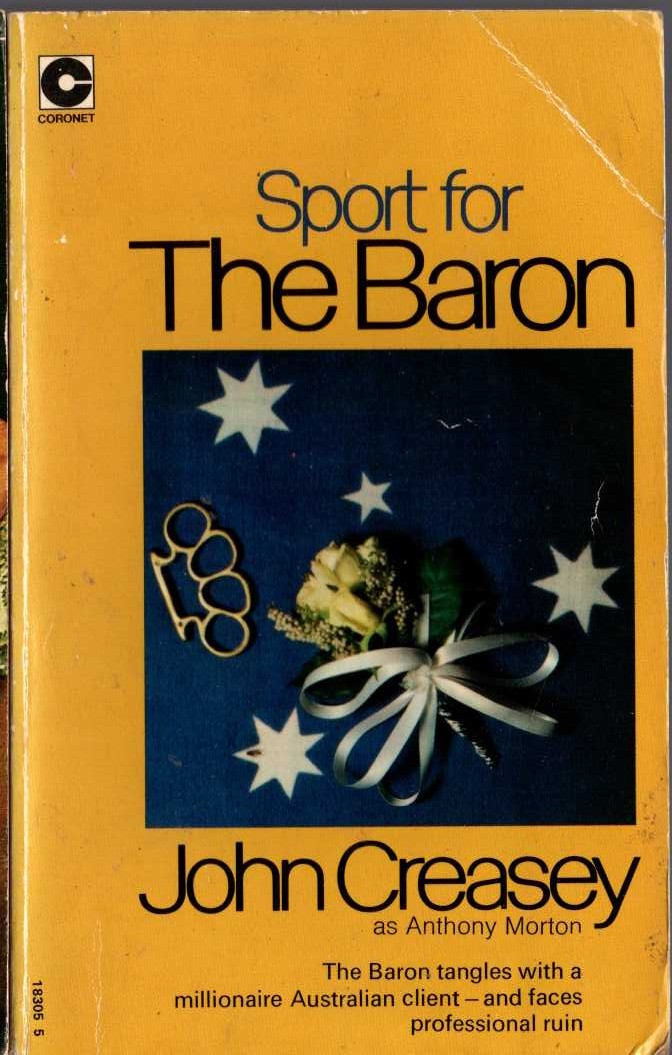 Anthony Morton  SPORT FOR THE BARON front book cover image