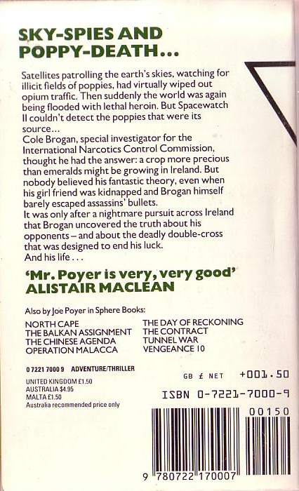 Joe Poyer  HELL SHOT magnified rear book cover image