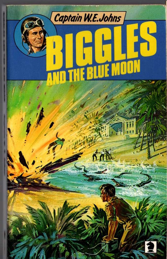Captain W.E. Johns  BIGGLES AND THE BLACK RAIDER front book cover image