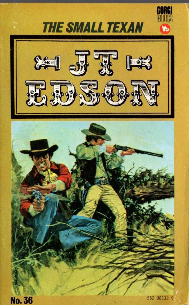 J.T. Edson  THE SMALL TEXAN front book cover image