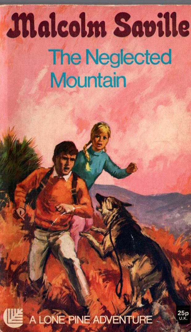 Malcolm Saville  THE NEGLECTED MOUNTAIN front book cover image