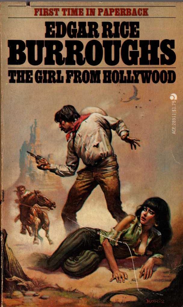 Edgar Rice Burroughs  THE GIRL FROM HOLLYWOOD front book cover image
