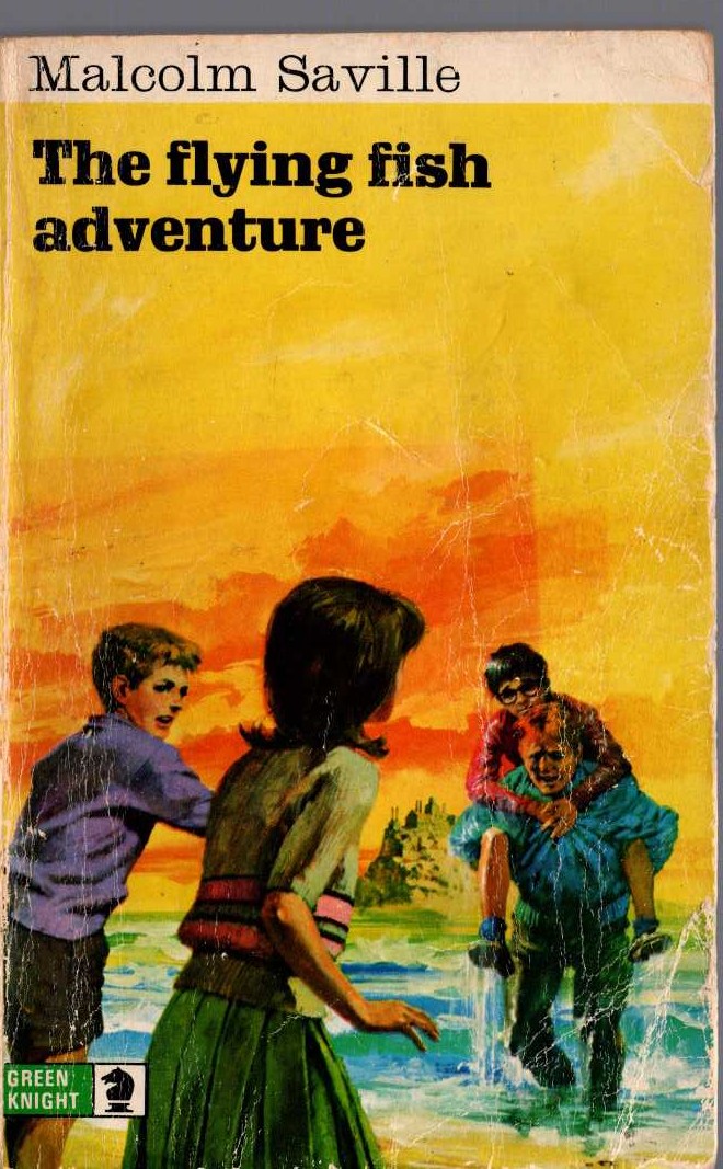 Malcolm Saville  THE FLYING FISH ADVENTURE front book cover image