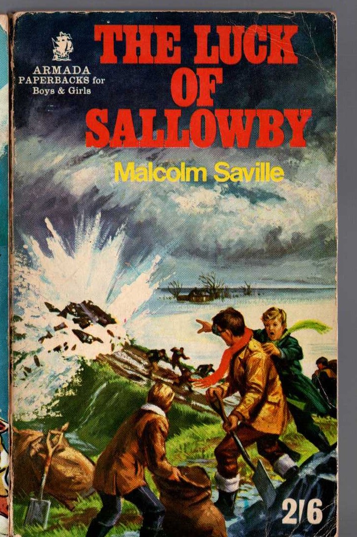 Malcolm Saville  THE LUCK OF SALLOWBY front book cover image
