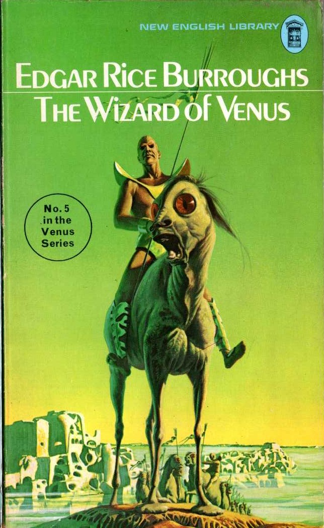 Edgar Rice Burroughs  THE WIZARD OF VENUS front book cover image