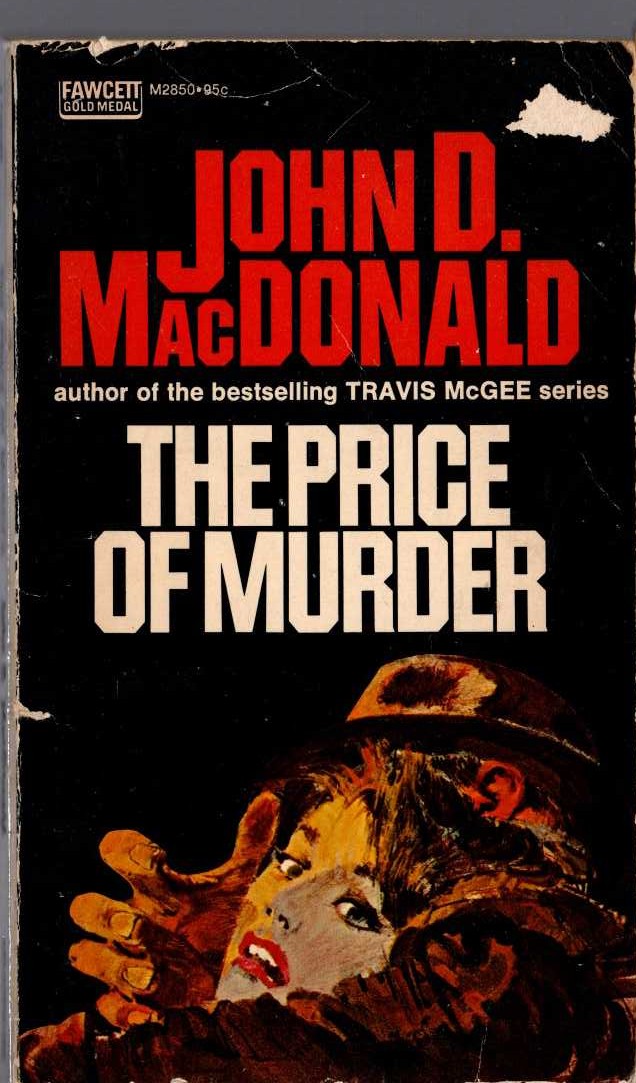 John D. MacDonald  THE PRICE OF MURDER front book cover image