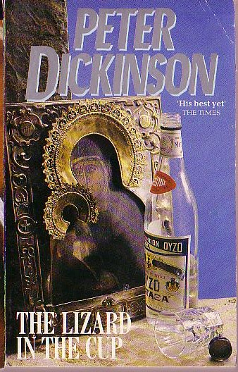 Peter Dickinson  THE LIZARD IN THE CUP front book cover image
