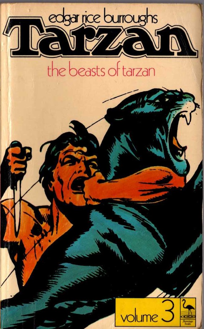 Edgar Rice Burroughs  THE BEASTS OF TARZAN front book cover image