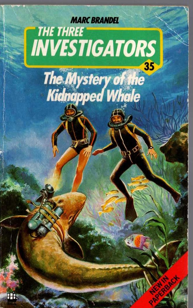 (Marc Brandel) THE MYSTERY OF THE KIDNAPPED WHALE front book cover image