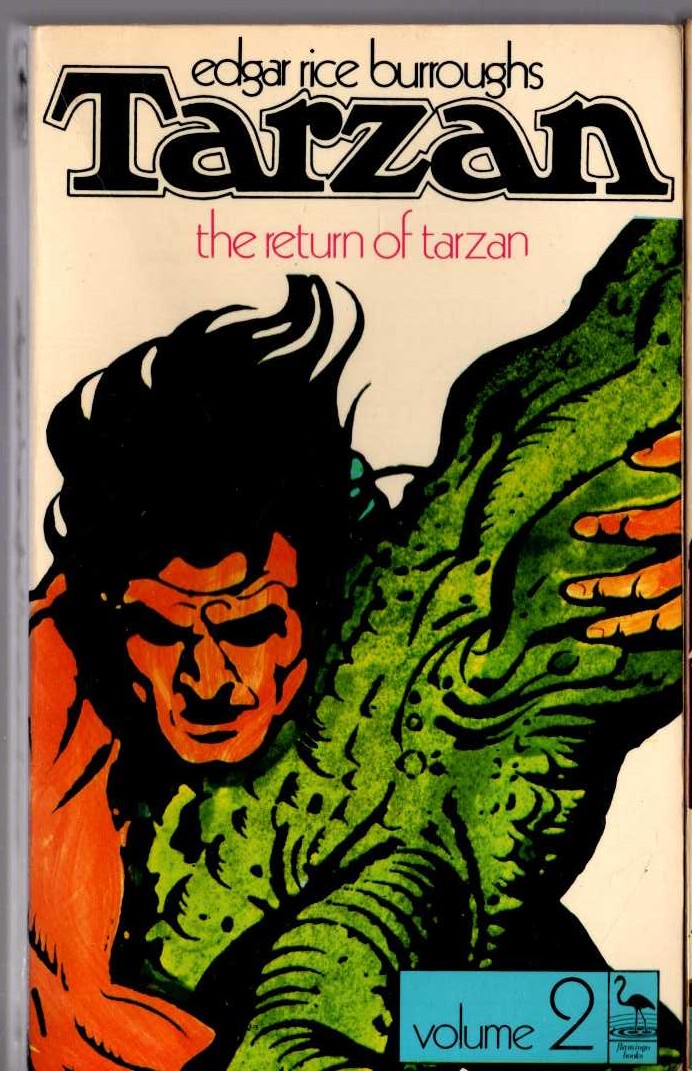 Edgar Rice Burroughs  THE RETURN OF TARZAN front book cover image