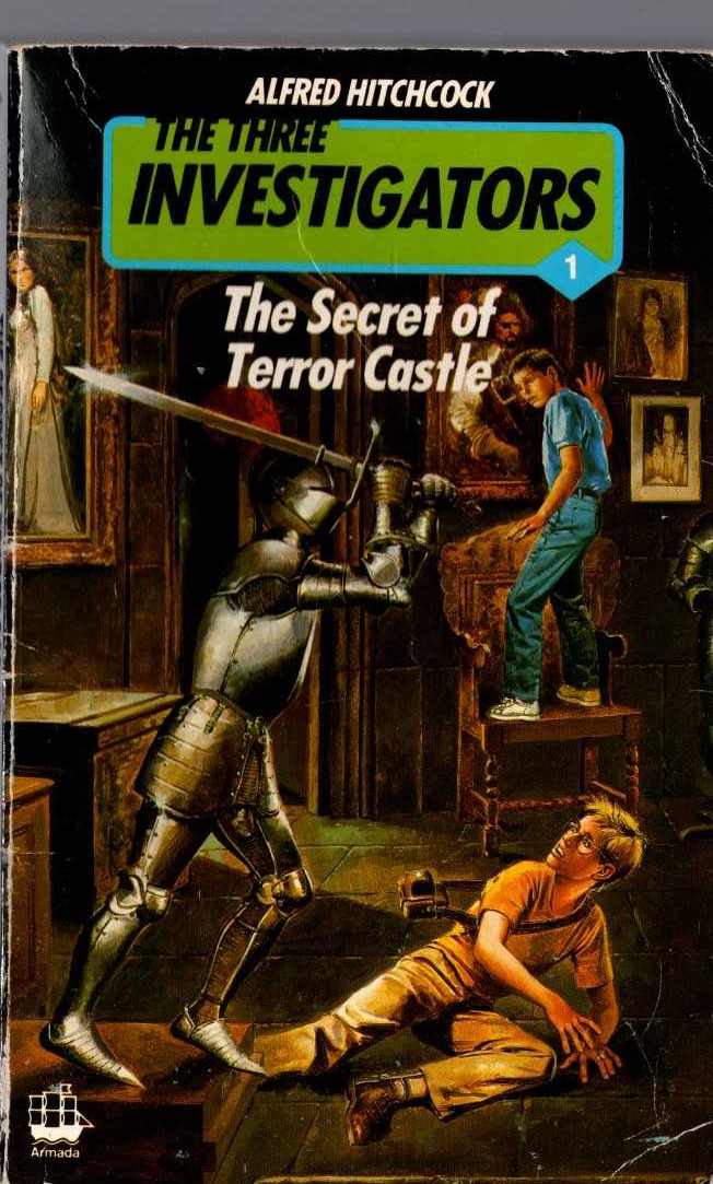 Alfred Hitchcock (introduces_The_Three_Investigators) THE SECRET OF TERROR CASTLE front book cover image