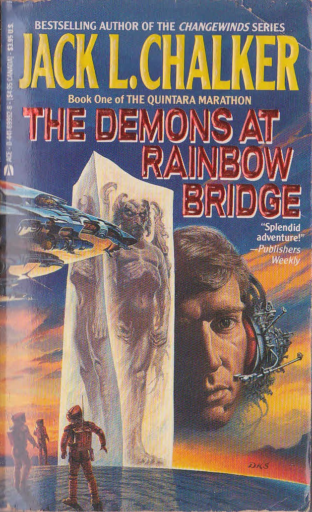 Jack L. Chalker  THE DEMONS AT RAINBOW BRIDGE front book cover image