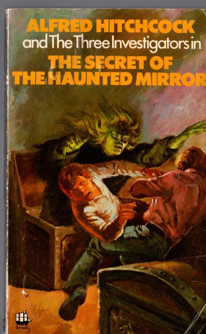 Alfred Hitchcock (introduces_The_Three_Investigators) THE SECRET OF THE HAUNTED MIRROR front book cover image