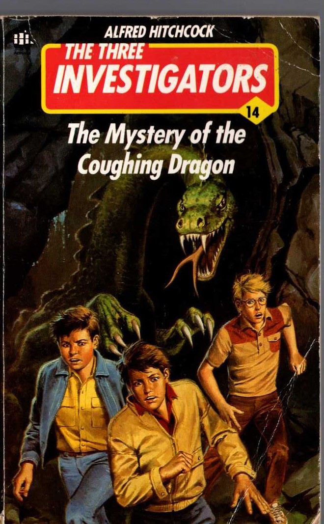Alfred Hitchcock (introduces_The_Three_Investigators) THE MYSTERY OF THE COUGHING DRAGON front book cover image