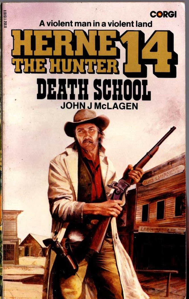 John McLaglen  HERNE THE HUNTER 14: DEATH SCHOOL front book cover image