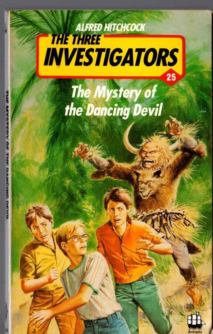 Alfred Hitchcock (introduces_The_Three_Investigators) THE MYSTERY OF THE DANCING DEVIL front book cover image